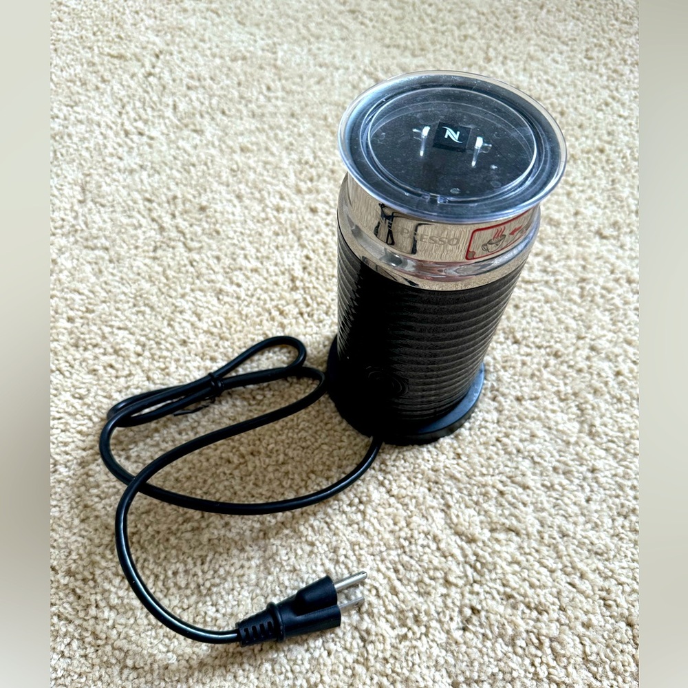 Nespresso Milk Frother Aeroccino 3 Black